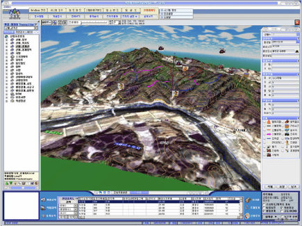 산림공간정책지원시스템 – FGIS (Forest GIS) 화면 예시