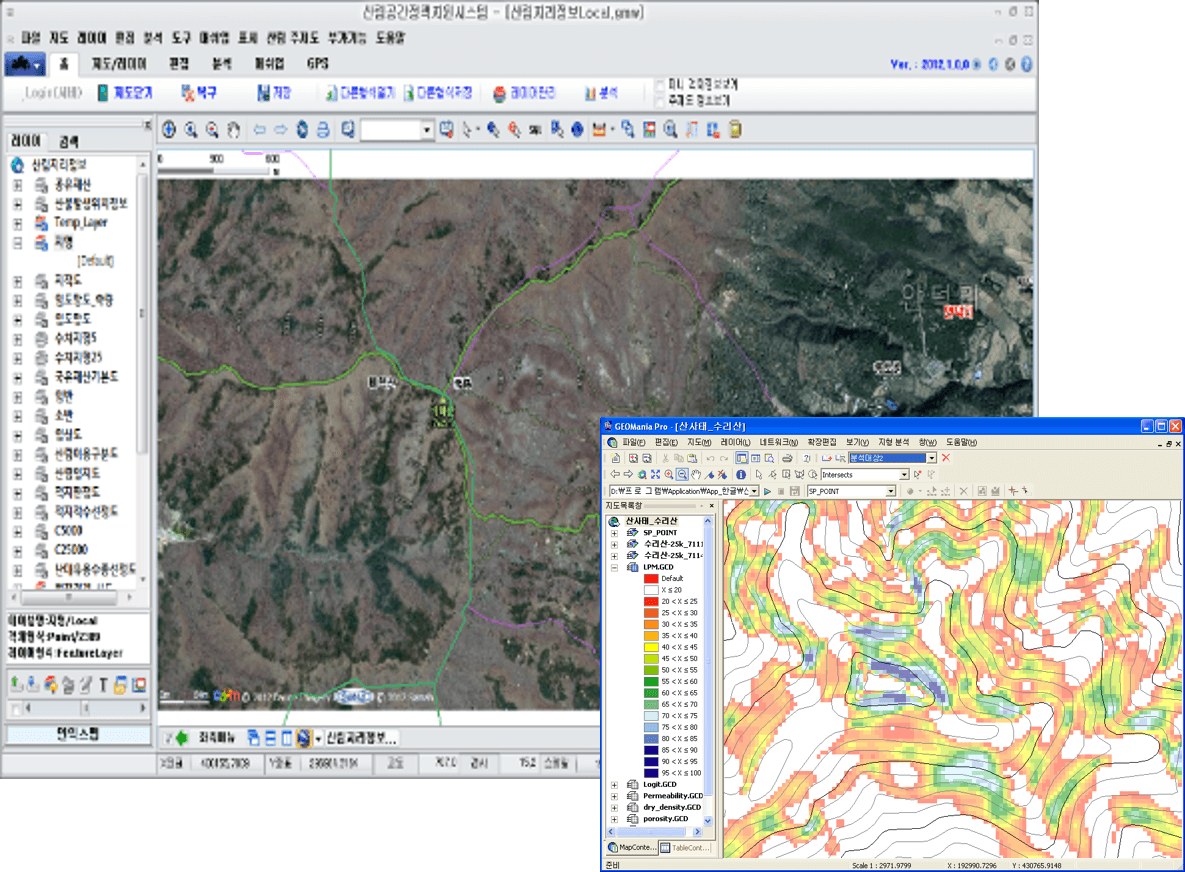 GDK V3.0 (GEOMania Development Kit) 화면 예시